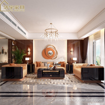 hotel lobby furniture living room luxury leather sofas set round couch living room sofas
